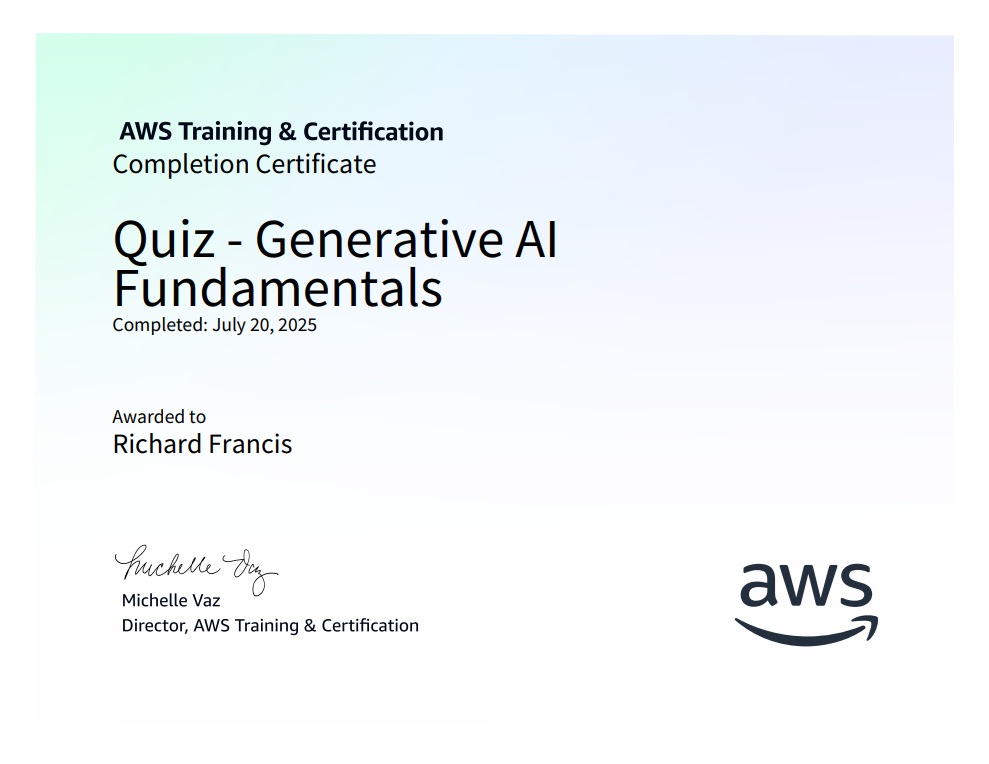 Generative AI Fundamentals – Quiz